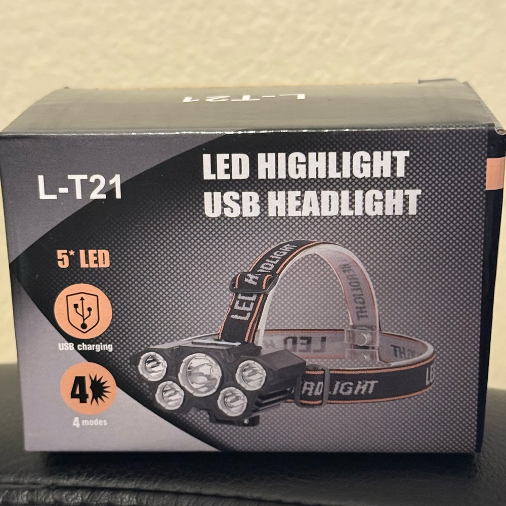 LED Highlight USB Headlight
